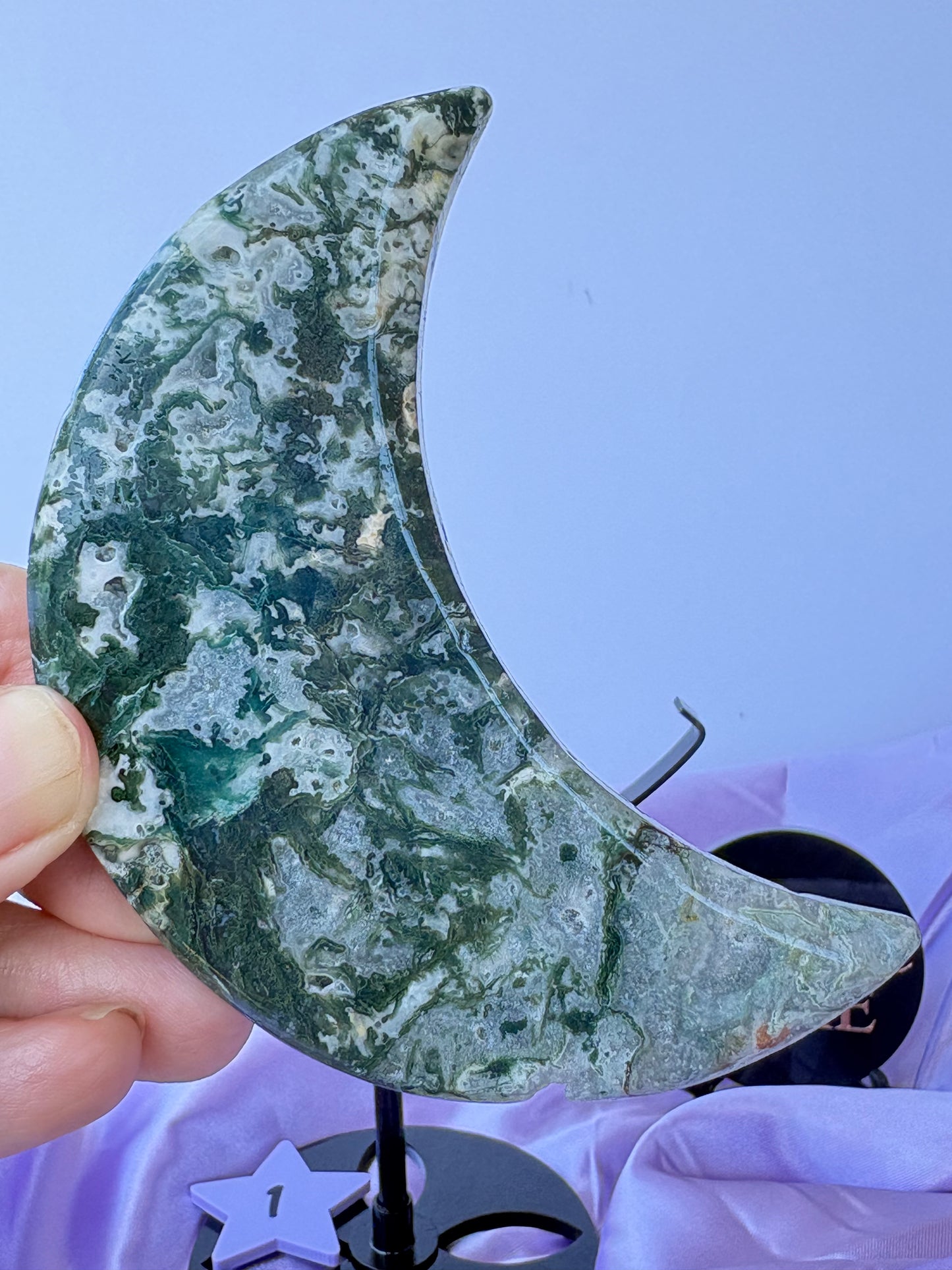Moss Agate Moons