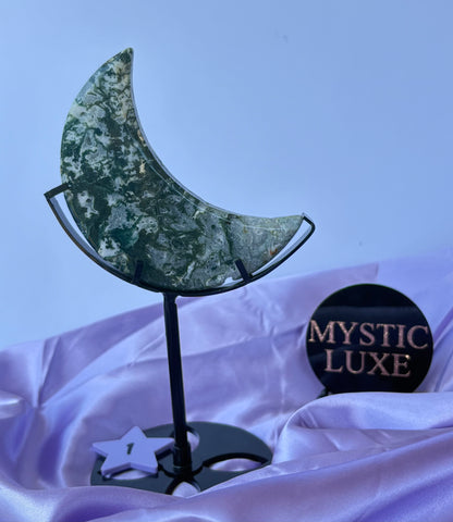 Moss Agate Moons