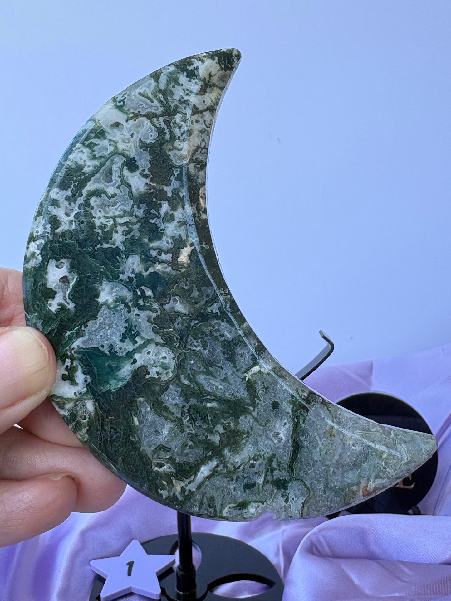 Moss Agate Moons