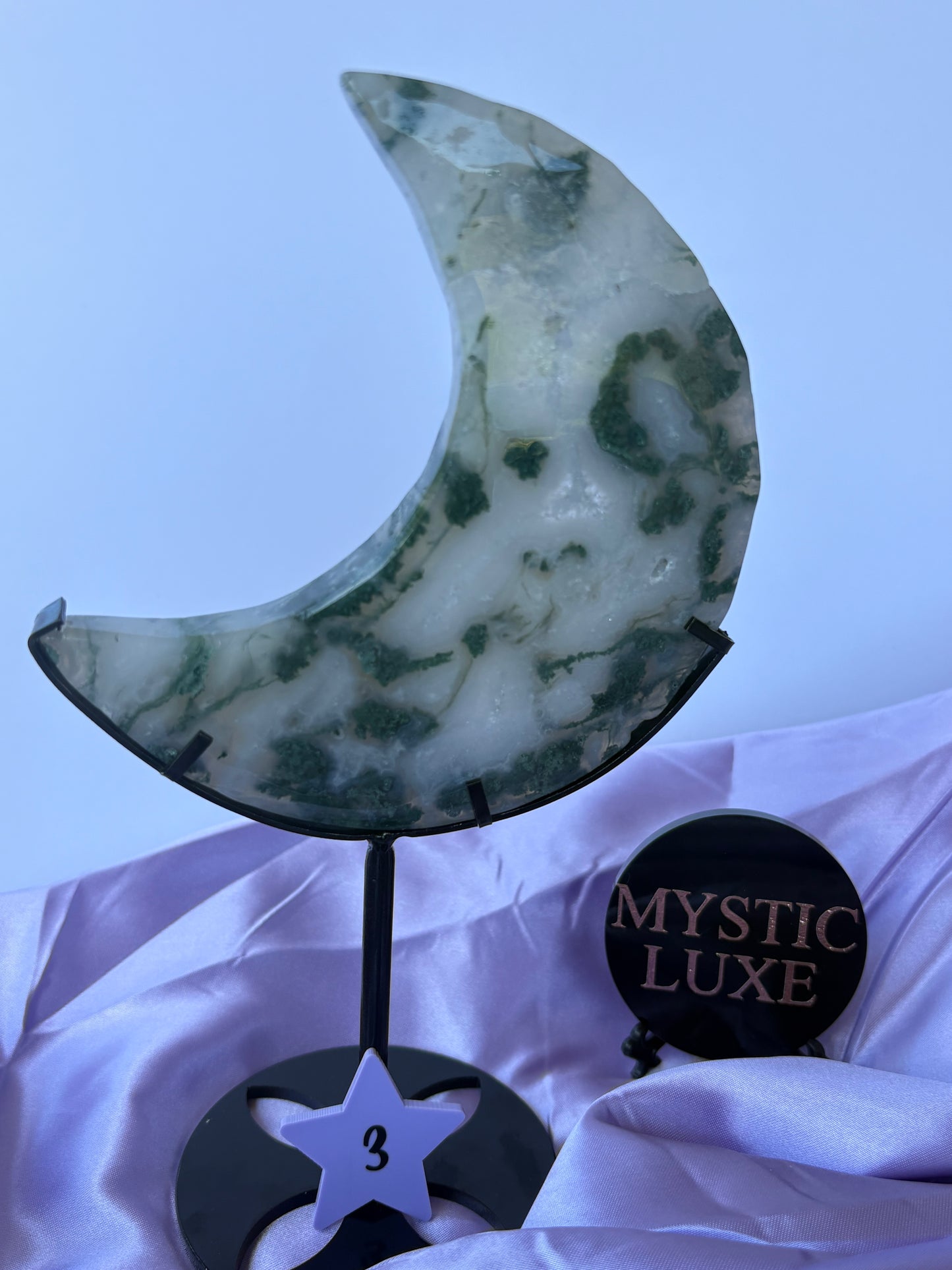 Moss Agate Moons