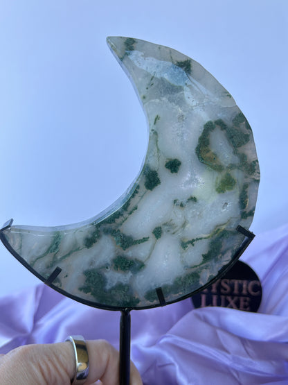 Moss Agate Moons