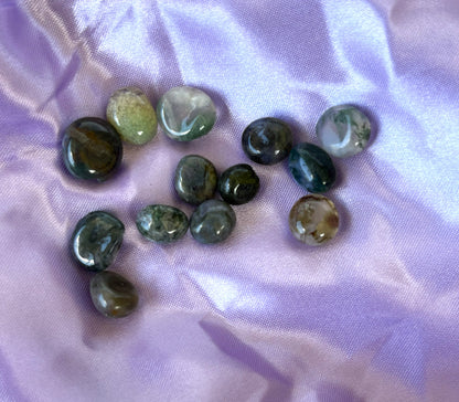 Moss Agate Teardrop