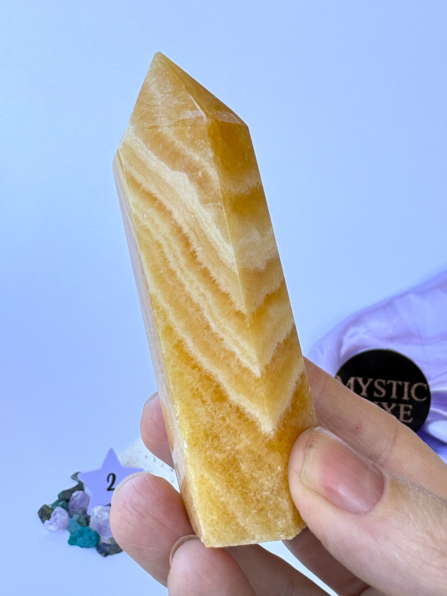 Orange Calcite Towers