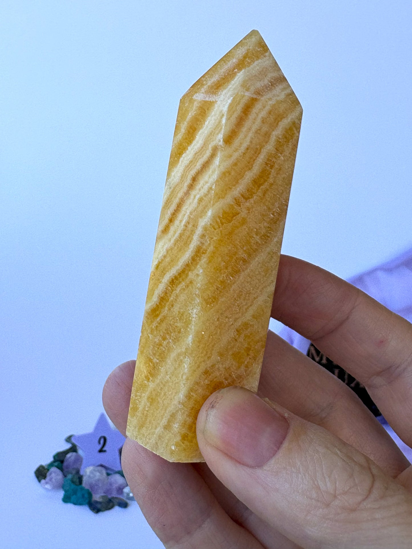 Orange Calcite Towers