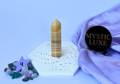Orange Calcite Towers