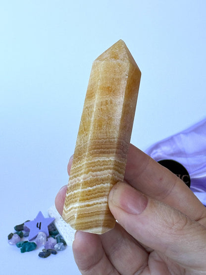 Orange Calcite Towers