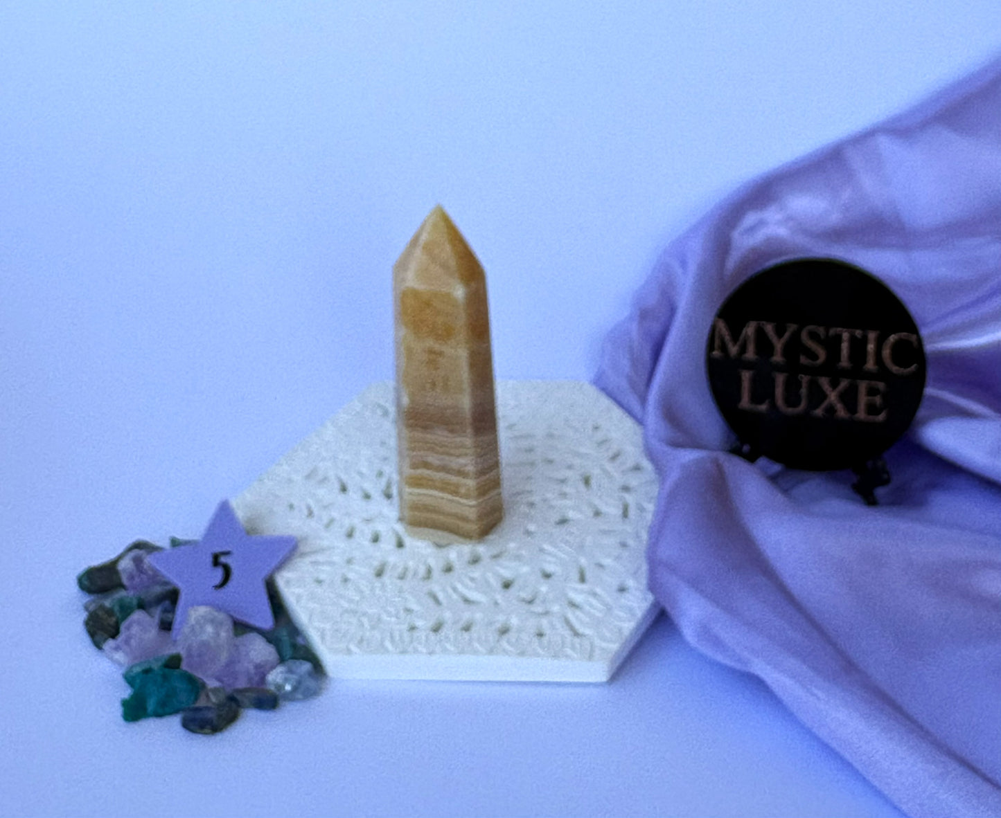 Orange Calcite Towers