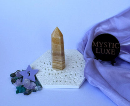 Orange Calcite Towers