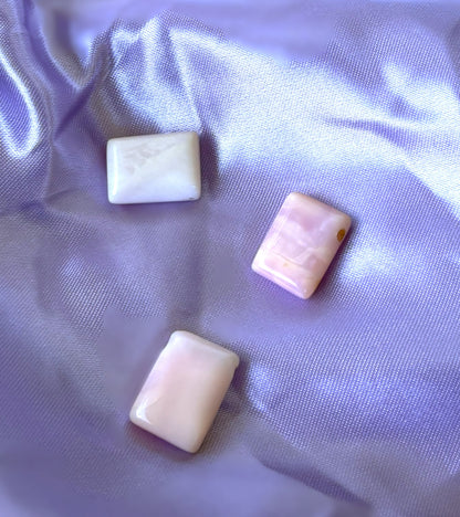 Pink Opal Square Necklace
