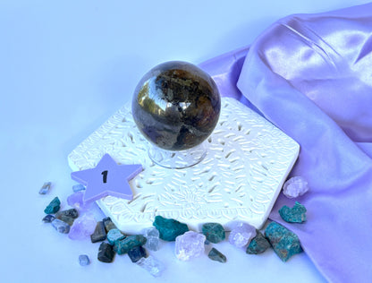 Golden Healer & Pyrite Spheres