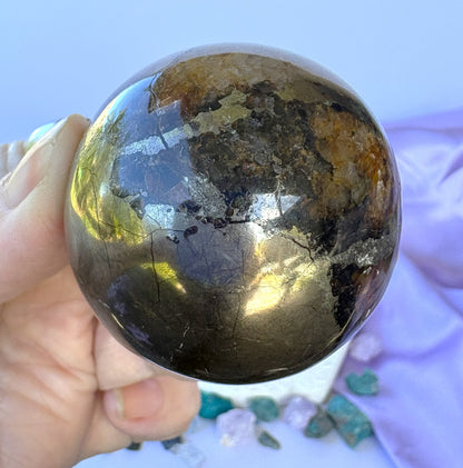 Golden Healer & Pyrite Spheres