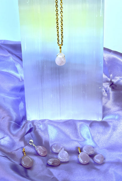 Rose Quartz Teardrop