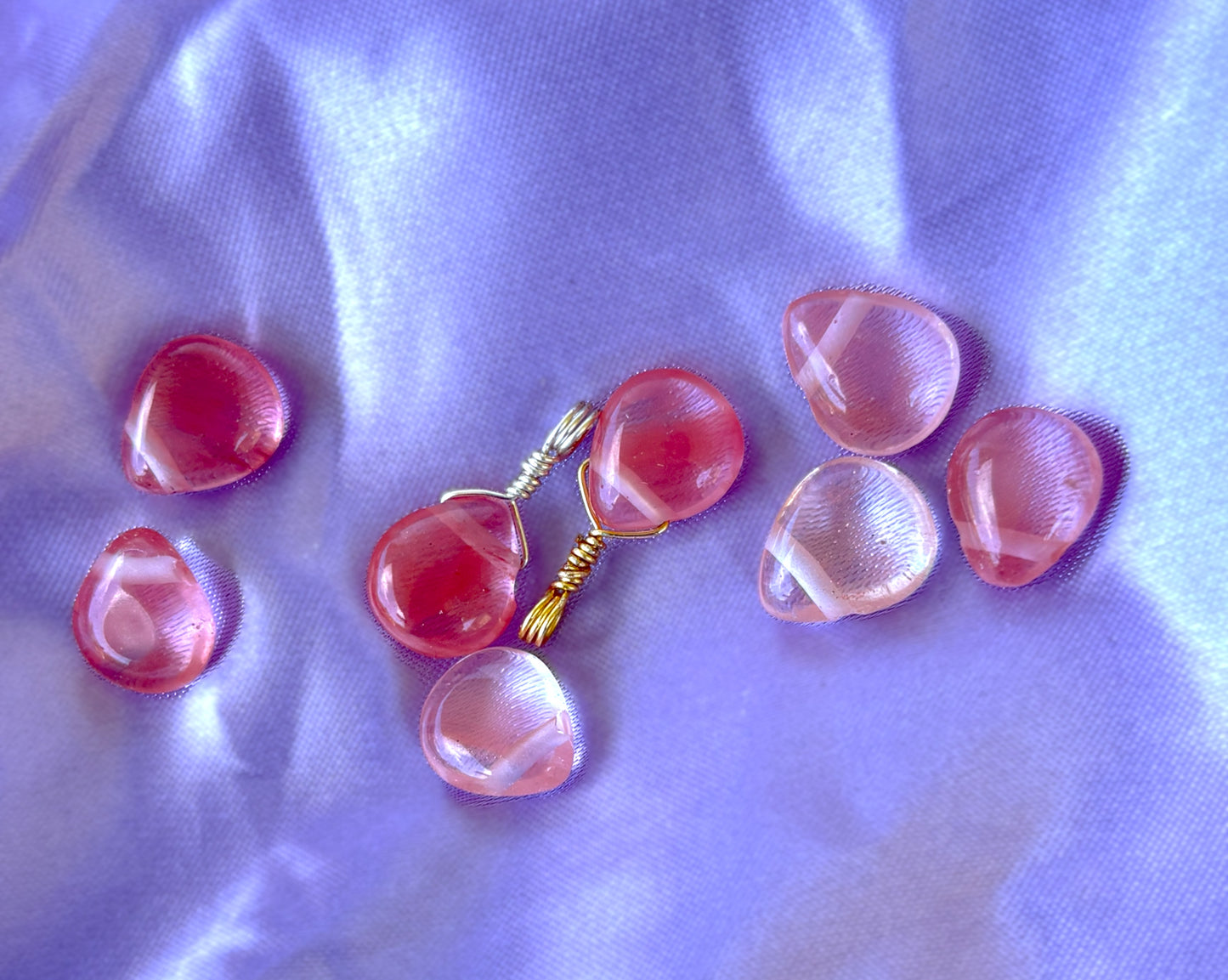 Strawberry Quartz Teardrop